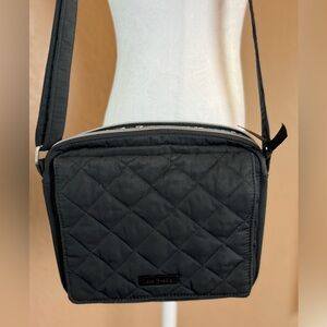 ✨ Vera Bradley Quilted Crossbody Bag – Black ✨
